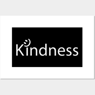 Kindness artistic text design Posters and Art